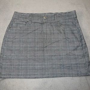 American eagle, high-rise plaid mini skirt
